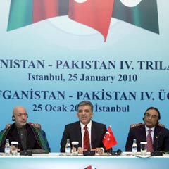 Çırağan'da üçlü zirve