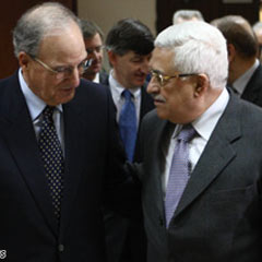 Mitchell, Abbas ile görüştü