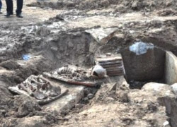 İnşaat kazısında lahit bulundu  