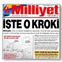 Milliyet'in krokisi sahte çıktı