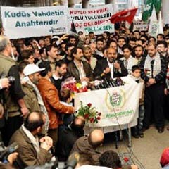 Filistin'e Yol Açık konvoyu Türkiye'de
