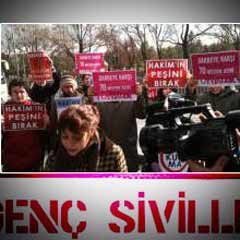 Genç Sivilller provakasyona gelmedi