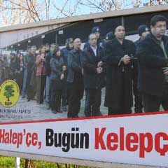 BDP, kelepçeyi bilboard afişiyle protesto etti