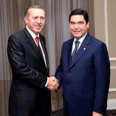 Erdoğan, Berdimuhammedov'la telefonda görüştü