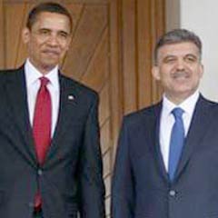 Gül, Obama ile biraraya geldi