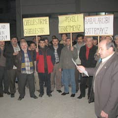 Tekel işçileri geceyi çadırda geçirecek