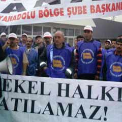 TEKEL işçileri Ankara'da