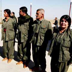 PKK'lı grup, teröristbaşına özgürlük istedi!