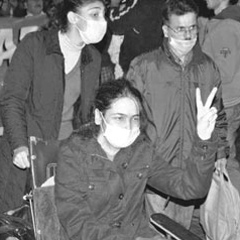 Hasta diye bırakıldı, eylemde görüntülendi