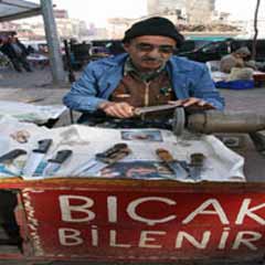 Bıçakçılar bayram mesaisine başladı