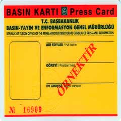 Basın kartı sahibi gazetecilere müjde