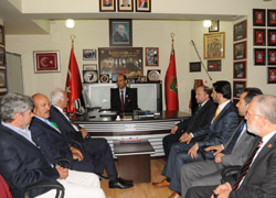 Kamalak, gazi derneğini ziyaret etti