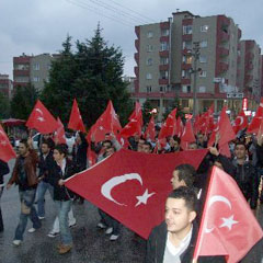 Ülkücülerden tepki yürüyüşü