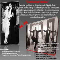 Atatürkçülerden paralı Cumhuriyet balosu