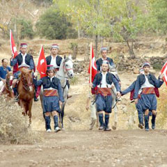 Karşılama karşıtları dağlarda
