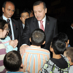 Erdoğan 'misafirliğe' gitti
