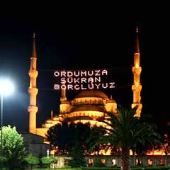 Mahyaları Valilik astırmış