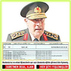 Okulları böyle fişlemişler