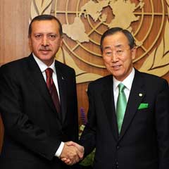 Erdoğan, Ban'a devreye girmesini söyledi
