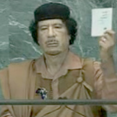 BM'de Kaddafi şov - Video