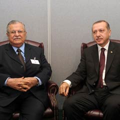 Erdoğan Talabani ile terörü görüştü