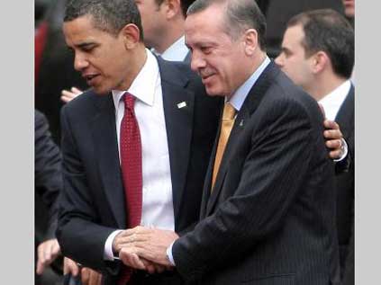 Erdoğan ile Obama'nın korumaları birbirine girdi