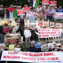 ‘Başörtüsü neyse Kudüs de odur’