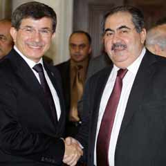 Davutoğlu, Hoşyar Zebari ile bir araya geldi