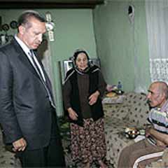 Erdoğan'ın sözünü tuttuğunu yaşlı kadın göremedi