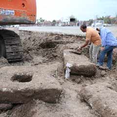 Çevre yolu çalışmasında iki Roma mezarı bulundu