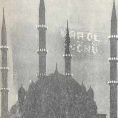 Mahyalara mahalle baskısı-FOTO