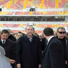 Erdoğan maçı Kayseri'de izleyecek