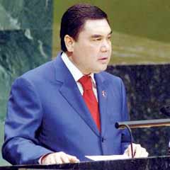 Berdimuhamedov Bulgaristan'da