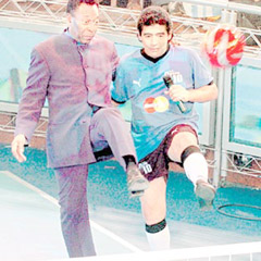 Maradona, Pele'ye takıldı  