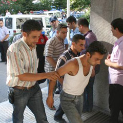 Zonguldak'ta cinayet zanlıları mahkemeye çıkarıldı