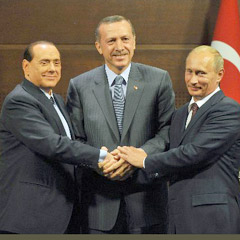 Putin ve Berlusconi ziyaretinden geriye kalanlar-FOTO