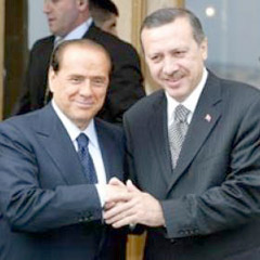 Başbakan Erdoğan, Berlusconi ile görüştü