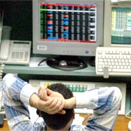 Borsa günü 45 binin altında kapattı