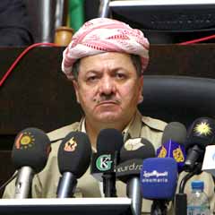 Kuzey Irak'ta Barzani sevinci