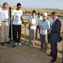 Kuriki Höyüğü'nde İslami döneme ait kalıntılar