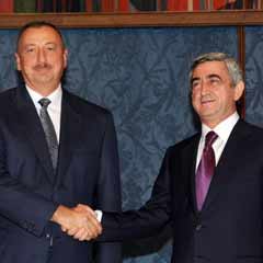 Aliyev-Sarkisyan 5 bölge için masada