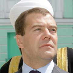 Medvedev'in cami ziyareti böyle algılandı