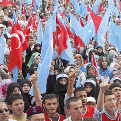 Çağlayan Doğu Türkistan için çağlıyor - FOTO