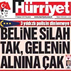 Hürriyet'ten ilginç manşet!