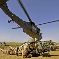Afganistan'da helikopter düştü