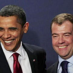 Medvedev'den, Obama'ya hediye fotoğraf 