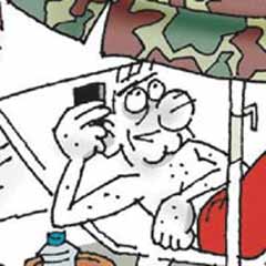 Hüriyet’in karikatüristi yazarlarını vurdu