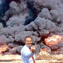 Tony Blair, halefine baskı yapmış!