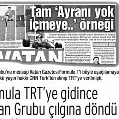 Formula TRT’ye gidince Doğan Grubu çılgına döndü