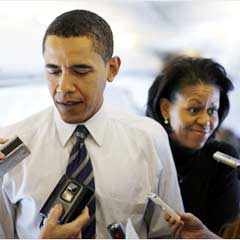 Obama ailesinden Eyfel'e ziyaret